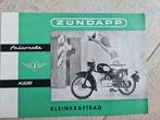 Gezocht; Zundapp folder W2551 VI 1961, Verzenden, Zo goed als nieuw