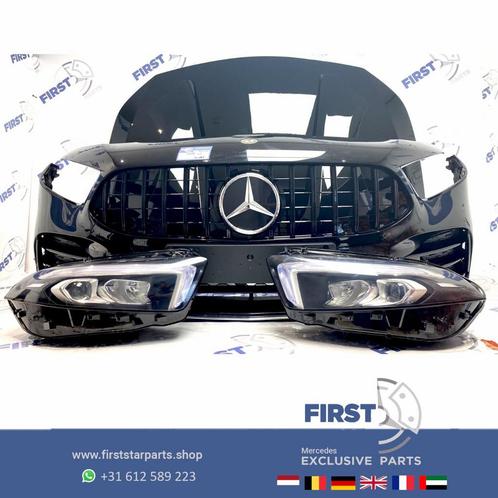 W177 GT AMG LINE VOORKOP ZWART Mercedes A Klasse 2018-2024 O, Auto-onderdelen, Carrosserie, Bumper, Mercedes-Benz, Voor, Gebruikt