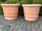 Italiaanse terracotta bloempotten - vorstvrij - met stempel, Tuin en Terras, Ophalen, Rond, Terracotta, Balkon