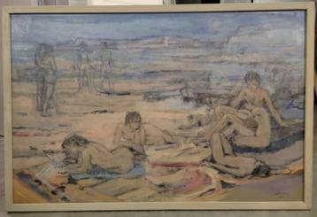 Georges WILMAERS, Rêve sur une plage bretonne beschikbaar voor biedingen