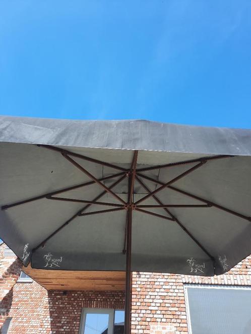 parasol Brugse zot, Tuin en Terras, Parasols, Zo goed als nieuw, Stokparasol, 2 tot 3 meter, Ophalen