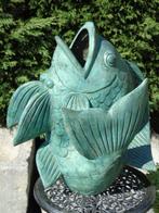 statue d un gros poisson en bronze patinée, jet d eau !!!, Jardin & Terrasse, Fontaine, Autres matériaux, Enlèvement ou Envoi