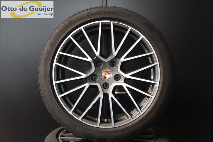Originele Porsche Cayenne RS Spyder Velgen 21 Inch Winterban, Auto-onderdelen, Banden en Velgen, Banden en Velgen, Winterbanden