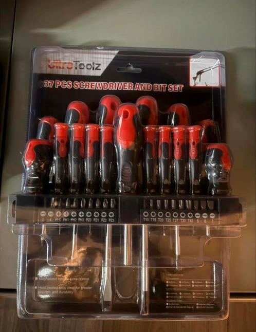 37 DELIG SCHROEVENDRAAIER SET NIEUW, Auto diversen, Autogereedschap, Nieuw, Ophalen of Verzenden