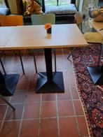 bistrotafels en stoelen, Maison & Meubles, Tables | Tables mange-debout, Comme neuf, Enlèvement