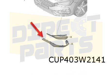 Cupra Leon (2/21-) Sierlijst afdekking in voorbumper Links (, Auto-onderdelen, Carrosserie, Bumper, Overige automerken, Voor, Nieuw