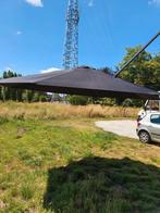 Parasol van 3m samen met voet, Tuin en Terras, Parasols, Ophalen, Zo goed als nieuw