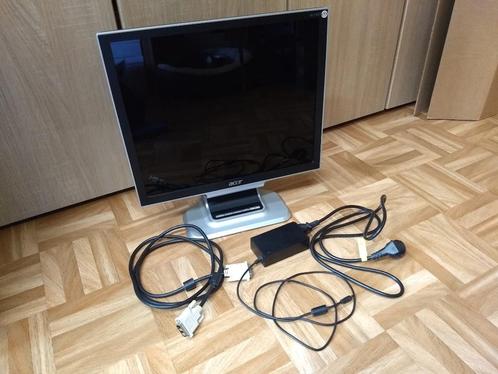 19” beeldscherm ACER AL1951, Computers en Software, Monitoren, Gebruikt, 61 t/m 100 Hz, DVI, VGA, Ingebouwde speakers, Kantelbaar