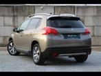 Peugeot 2008 Allure -GPS-GLAS.DAK-P.SENS V+A-TREKHAAK-, Auto's, Peugeot, Lederen bekleding, 1199 cc, Beige, Handgeschakeld