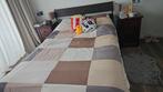 IKEA bed te koop met 2 vintage nachtkastjes, Enlèvement, Utilisé