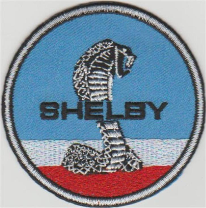 Shelby Cobra stoffen opstrijk patch embleem #3, Verzamelen, Automerken, Motoren en Formule 1, Nieuw, Verzenden