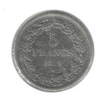 Belgique, 5 Francs 1848., Postzegels en Munten, Zilver, Ophalen of Verzenden, Losse munt, Zilver