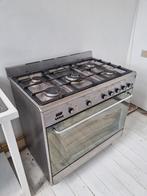 SMEG - Cuisinière à gaz + électrique, Electroménager, Cuisinières, Gaz, Enlèvement, Utilisé, 5 zones de cuisson ou plus
