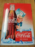 Reclamebord Coca-Cola, Ophalen of Verzenden, Zo goed als nieuw, Reclamebord