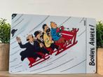 Plaque murale en métal Tintin, Enlèvement ou Envoi, Panneau publicitaire