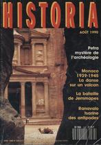 Historia N 524 Août 1990 Petra mystère de l'archéologie,, Ophalen of Verzenden, Gelezen, Overige typen