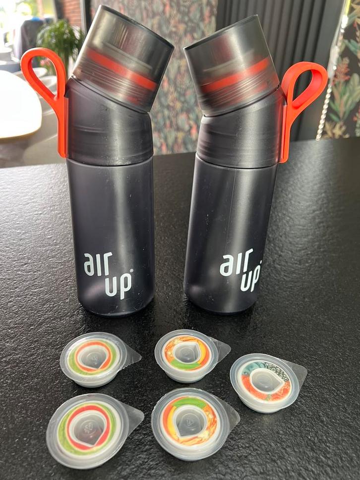 2 drinkbussen van Air Up met pods, Sport en Fitness, Drinkbussen, Zo goed als nieuw, Ophalen
