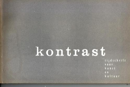 KONTRAST Tijdschrift KUNST en Cultuur 1961 Neefs, Vroom Tack, Livres, Art & Culture | Arts plastiques, Comme neuf, Design graphique