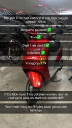 Piaggio skipper 125cc, Fietsen en Brommers, Scooters | Piaggio, Ophalen, Zo goed als nieuw