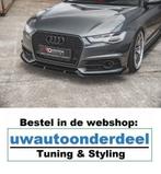 Spoiler Voorspoiler Lip Splitter Voor Audi A6 S6 C7 S Line, Auto diversen, Tuning en Styling, Verzenden