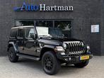 Jeep Wrangler Unlimited 4xe 380 Sahara Sky-one Cabrio|Stuurv, Auto's, Jeep, Automaat, Zwart, Cabriolet, Zwart