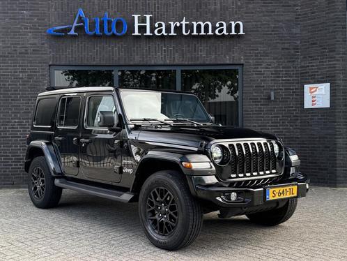 Jeep Wrangler Unlimited 4xe 380 Sahara Sky-one Cabrio|Stuurv, Auto's, Jeep, Bedrijf, Wrangler, 4x4, ABS, Adaptive Cruise Control