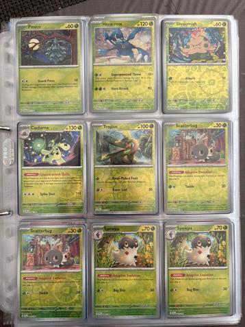 Pokémon Scarlet & Violet Reverse/Holo’s - €0.30/stuk beschikbaar voor biedingen
