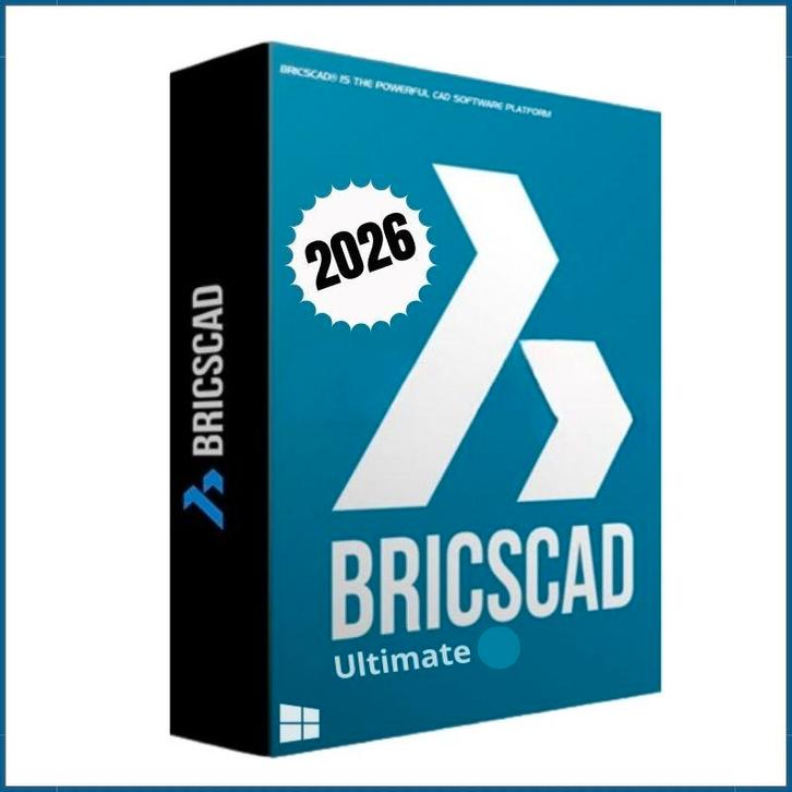 BricsCAD Ultimate 2026, Informatique & Logiciels, Logiciel d'Édition, Neuf, Windows, Enlèvement