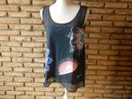 (19) - top femme t.40 noir - desigual -, Maat 38/40 (M), Zwart, Ophalen of Verzenden, Zo goed als nieuw