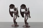 Une paire de figurines Takahashi Keiten (2) - En fonte, Antiquités & Art, Enlèvement ou Envoi
