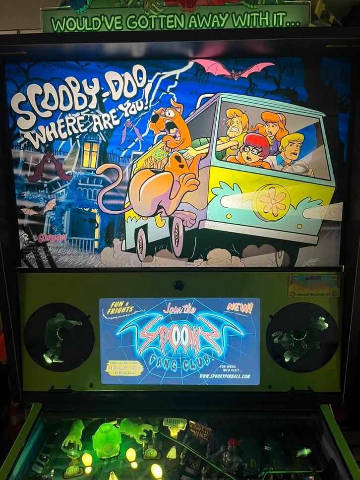 Scooby Doo CE flipperkast - Collectors edition - Als nieuw!, Verzamelen, Automaten | Flipperkasten, Nieuw, Overige soorten, Flipperkast