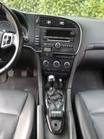 Saab 9.3tid2010 TX 1.9 cuir 153000km carnet Airco B6 options, Auto's, Zwart, Parkeersensor, Zwart, Leder