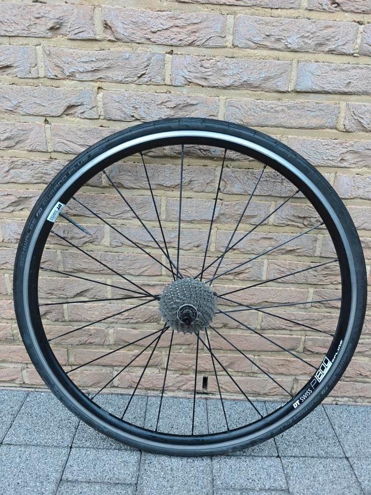 DT Swiss P 1800 Spline 23 Racefiets Achterwiel (Velgrem), Fietsen en Brommers, Fietsonderdelen, Zo goed als nieuw, Racefiets, Wiel