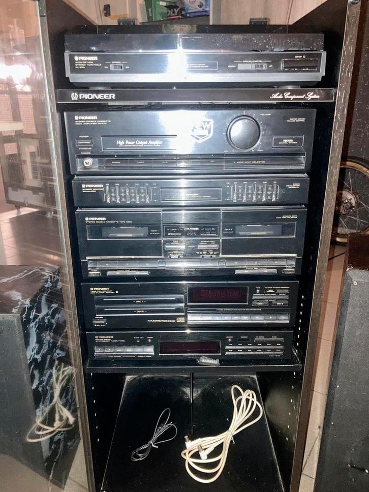 Pioneer Hifi Set vintage in NIEUWSTAAT!, Audio, Tv en Foto, Stereoketens, Nieuw, Cassettedeck, Cd-speler, Tuner of Radio, Speakers