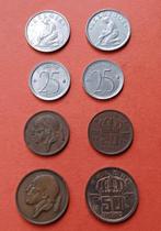 4 pièces différentes Belgique : centimes (20-25-50-50), Série, Envoi