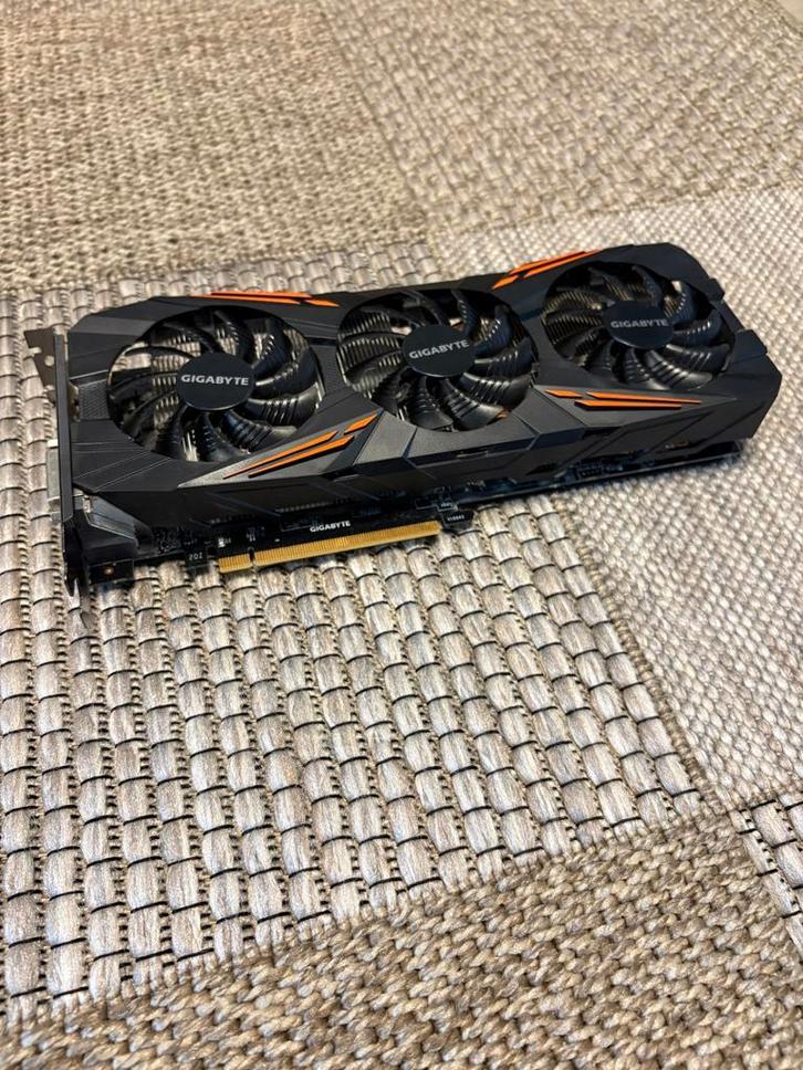 Gigabyte GTX 1070 8gb met rgb grafische kaart, Computers en Software, Videokaarten, Gebruikt, GDDR5, Ophalen