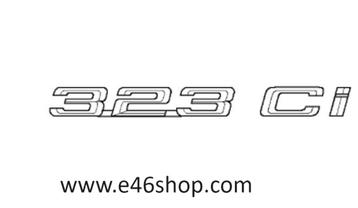 EMBLEEM BMW E46 323ci oe 51148240120 beschikbaar voor biedingen