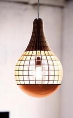 Vintage design lamp hanglamp verlichting KOPER hout, Huis en Inrichting, Ophalen, Metaal, Zo goed als nieuw, Vintage design industrieel modern