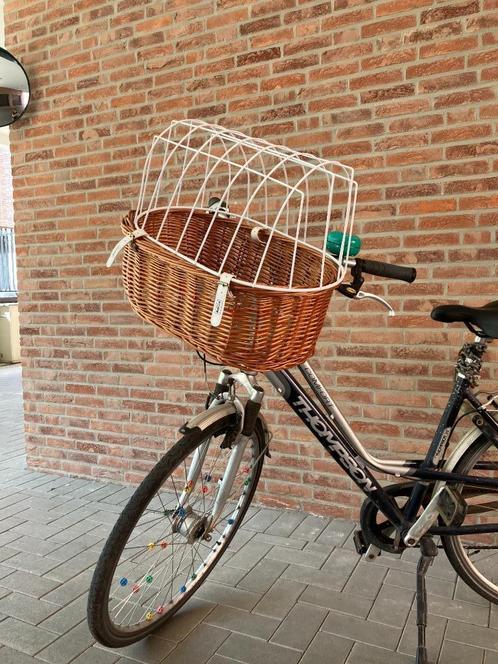 Fietsmand voor hondje, Dieren en Toebehoren, Hondenmanden, Zo goed als nieuw, Riet, Ophalen