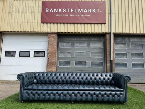 CHESTERFIELD  SPRINGVALE ROSSENDALE 4 zit design leren bank, Huis en Inrichting, Zetels | Zetels, Zo goed als nieuw, Rechte bank