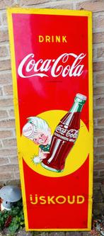 Plaque émaillée Coca Cola 1,4 m circa, Collections, Enlèvement