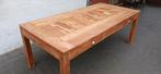 Table à manger/table de ferme en teck massif 95 x 200 (dispa, Maison & Meubles, Enlèvement, Comme neuf