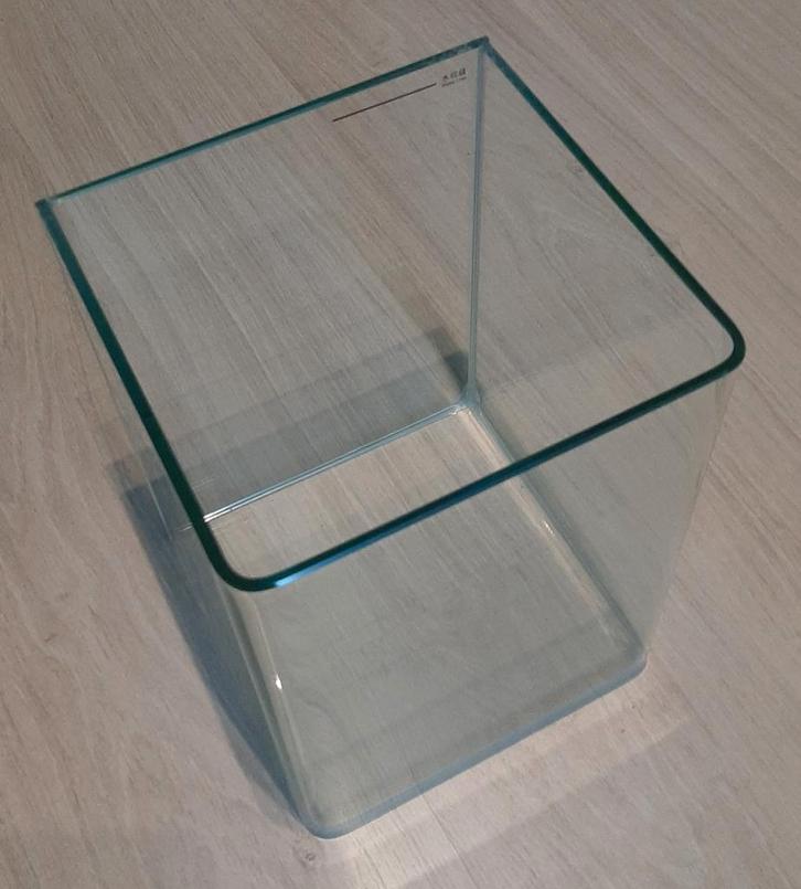 Kleine aquarium 10 l  - 20x20x25 cm, Animaux & Accessoires, Poissons | Aquariums & Accessoires, Comme neuf, Aquarium vide, Enlèvement