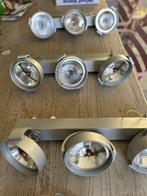 Delta Light spots 3, Huis en Inrichting, Ophalen, Halogeen, Gebruikt, Metaal of Aluminium