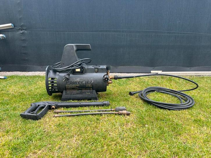 Hogedrukreiniger powerjet 115 bar, Jardin & Terrasse, Nettoyeurs haute pression, Utilisé, Électrique, Avec pression d'eau réglable
