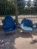 Oude vintage 50-60 fauteuil, Antiek en Kunst, Ophalen