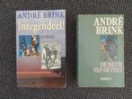 2 romans d'André Brink, Le mur de la peste et Au contraire, Envoi, Utilisé, Belgique