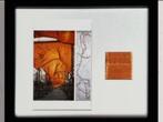 christo & jean-claude - the gates met origineel stuk stof, Ophalen of Verzenden