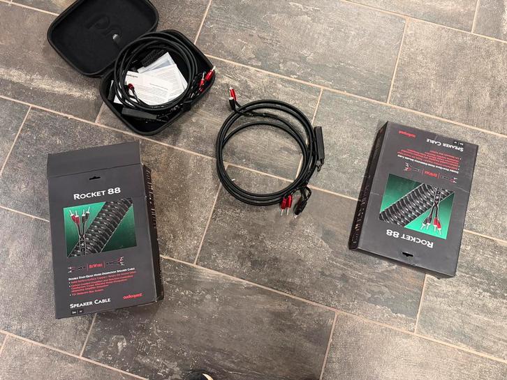 AudioQuest Rocket 88 hifi-kabel, Audio, Tv en Foto, Audiokabels en Televisiekabels, Zo goed als nieuw, Ophalen
