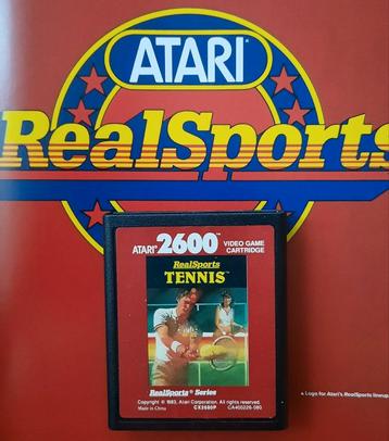 Atari VCS 2600 Realsports Tennis, Consoles de jeu & Jeux vidéo, Enlèvement ou Envoi, Utilisé